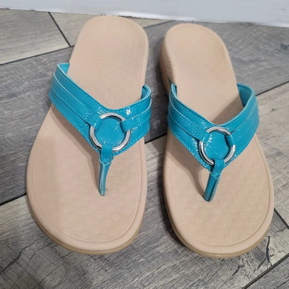 Vionic Turquoise Sandals for Women - Picture 4 of 9